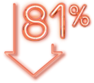 81% fewer attacks at 6 months vs placebo (mean %, primary endpoint)
