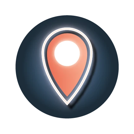 Icon of a location pin.